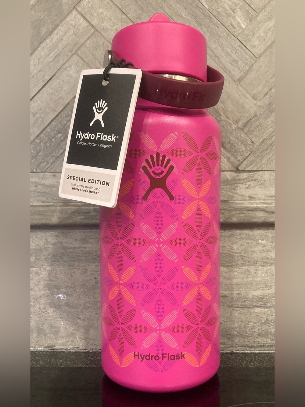 Hydro Flask 2023 Whole Foods Limited Edition Straw Tumbler - Pitaya Pink